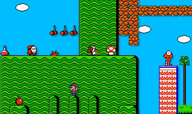 Captura del juego Super Mario Bros 2