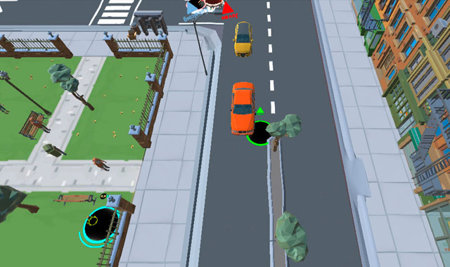 Captura del juego Hole.IO