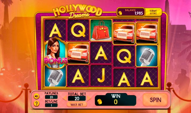 Captura del juego Hollywood Dream Slots