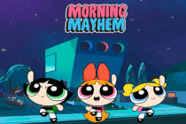 Portada del juego The Powerpuff Girls Morning Mayhem