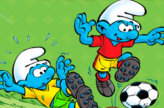 Smurfs Football Match: Portada