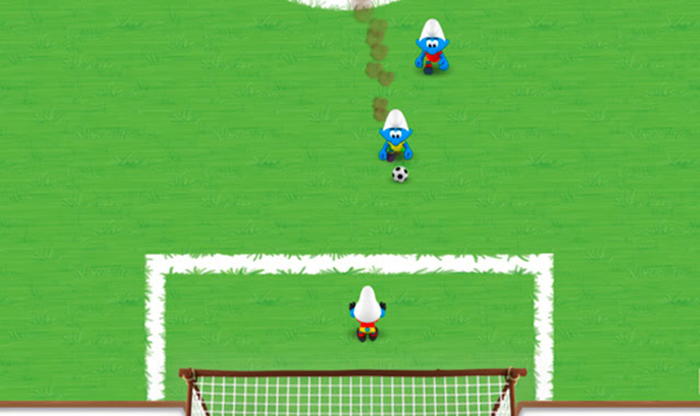Captura del juego Smurfs Football Match