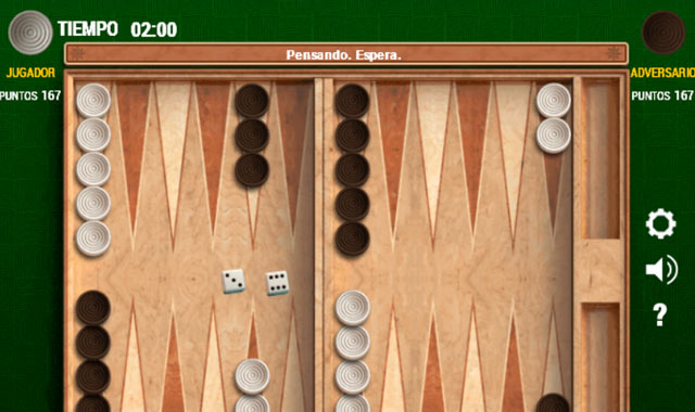 Captura del juego Backgammon