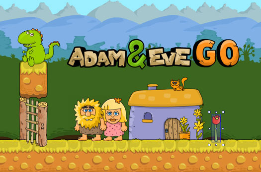 Adam and Eve Go: Portada