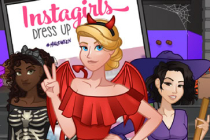 Portada del juego Instagirls Halloween Dress Up