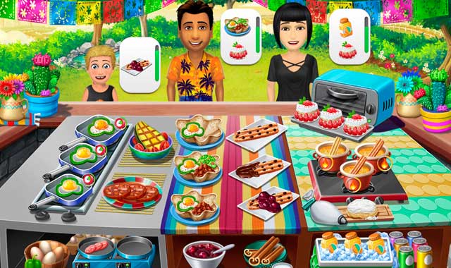 Captura del juego Virtual Families Cook Off