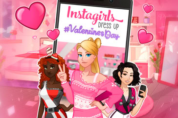 Instagirls Valentines Dress Up