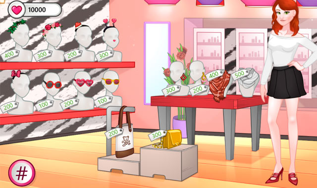 Captura del juego Instagirls Valentines Dress Up
