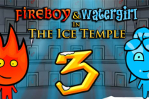 Portada del juego Fireboy and Watergirl 3 in the Ice Temple