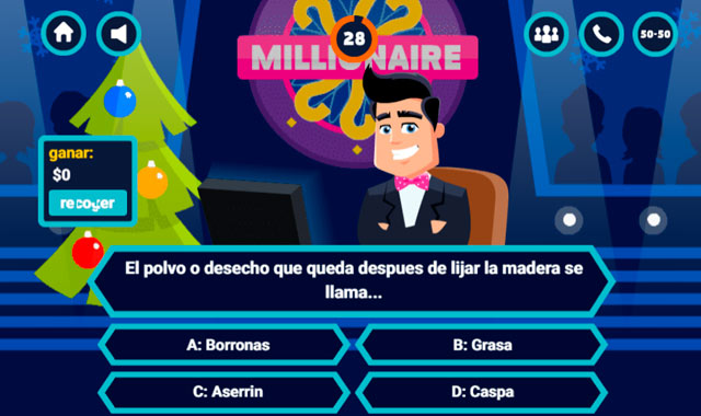 Captura del juego Millionaire (Millonario)