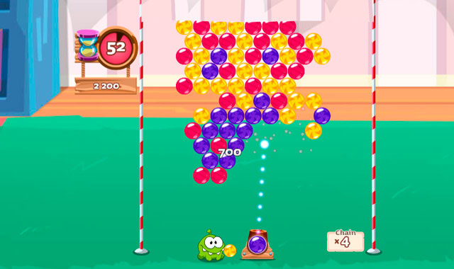 Captura del juego Om Nom Bubbles