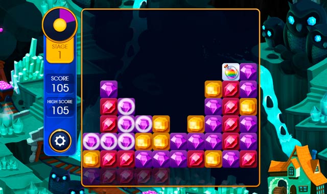Captura del juego Merge Jewels