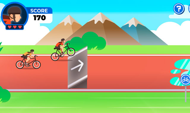 Captura del juego Cycling Hero