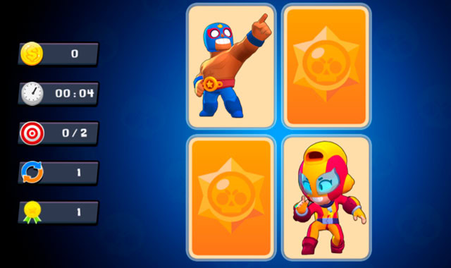 Captura del juego Fighting Stars Memory