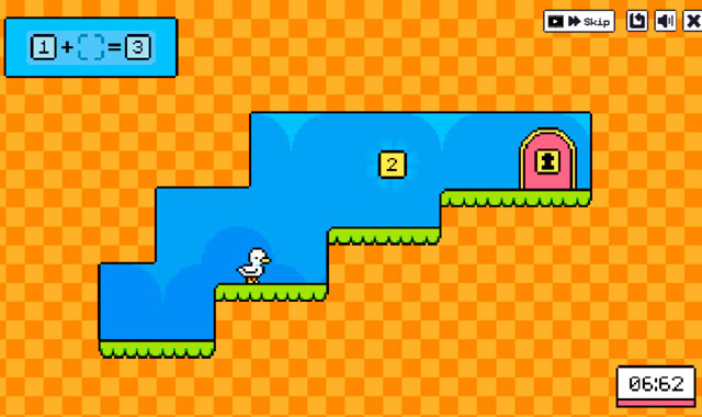 Captura del juego Math Duck