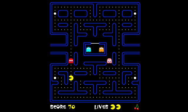 Captura del juego Pacman