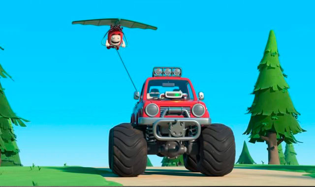 Captura del juego Oddbods Monster Truck
