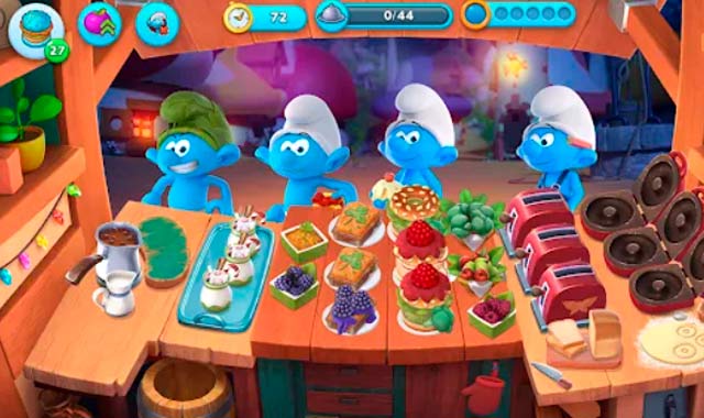Captura del juego The Smurfs Cooking