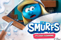 Portada del juego The Smurfs Village Cleaning