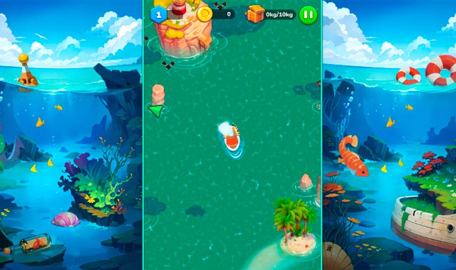 Captura del juego Clean the Ocean