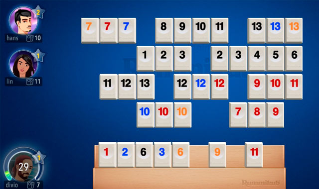 Captura del juego Rummikub