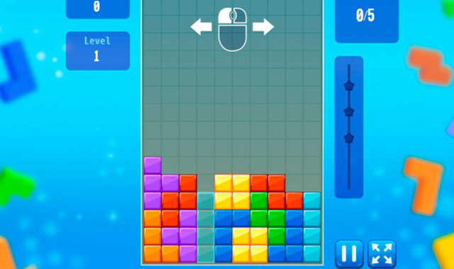 Captura del juego Tetris