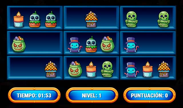 Captura del juego Halloween Store Sort