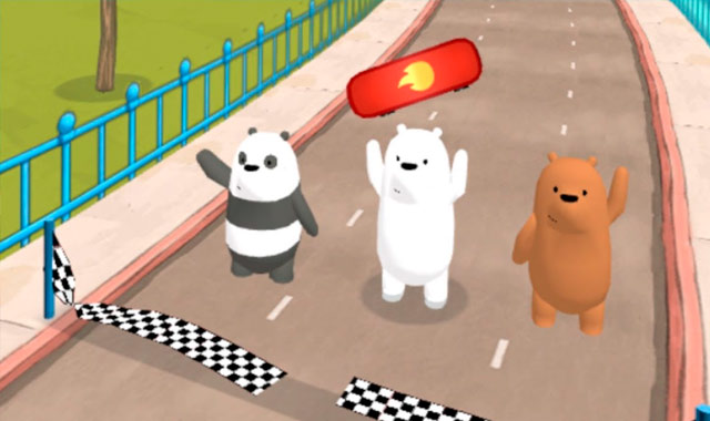 Captura del juego We Bare Bears: Bear Parkour