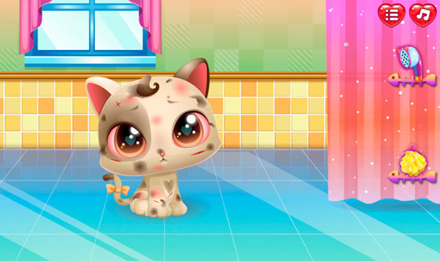 Captura del juego Cute Kitty Care