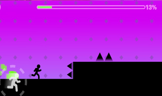 Captura del juego Vex Hyper Dash