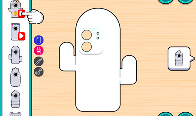 Captura de pantalla del juego DIY Phone Case Shop