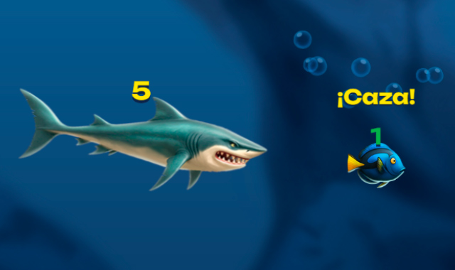 Captura de pantalla del juego Mega Shark