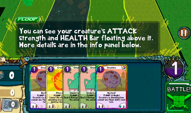 Captura de pantalla del juego Card Quest: 10 Minute Adventure