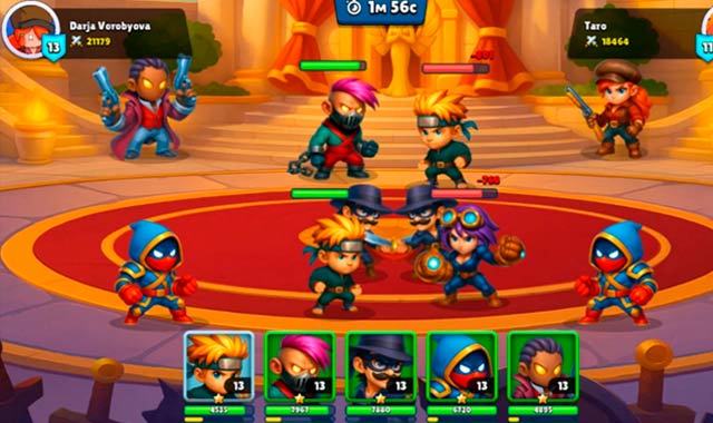 Captura de pantalla del juego Clash of Heroes: RPG Adventure