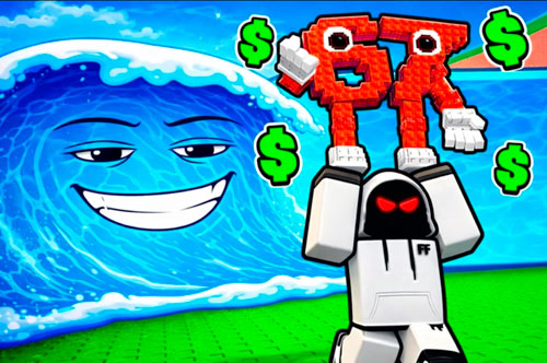 Escape from the Tsunami and Save Brainrot Original - Portada oficial