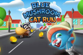 Blue Mushroom Cat Run