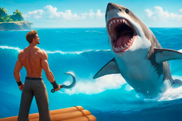 Portada del juego Juego de Supervivencia en una Balsa