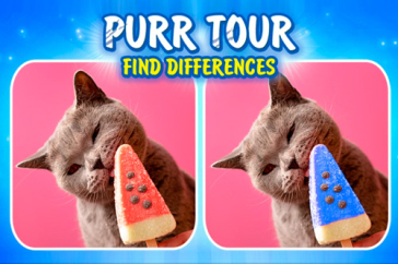 Portada del juego Purr Tour Find Differences